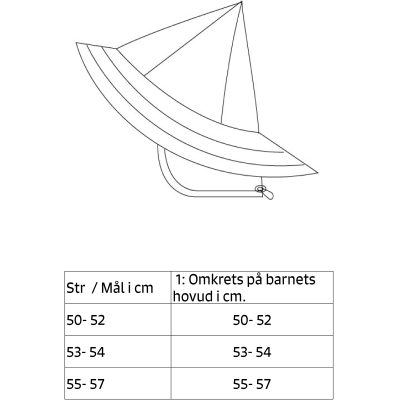 Størrelsesguide Kattnakken Sydvest